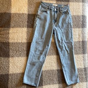 PacSun white washed mom jeans